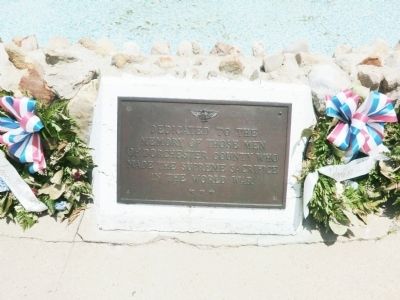 World War I Memorial Marker. Click for full size. World War I Memorial Marker image. Click for full size.