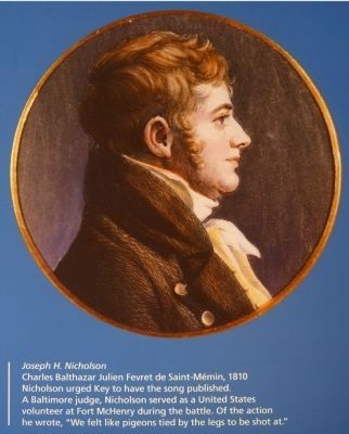 Joseph Nicholson by Charles Balthazar Julien Fevret de Saint-Menin, 1810 image. Click for full size.