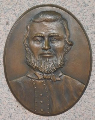 Bronze Bas Relief of Private John Wesley Culp image. Click for full size.