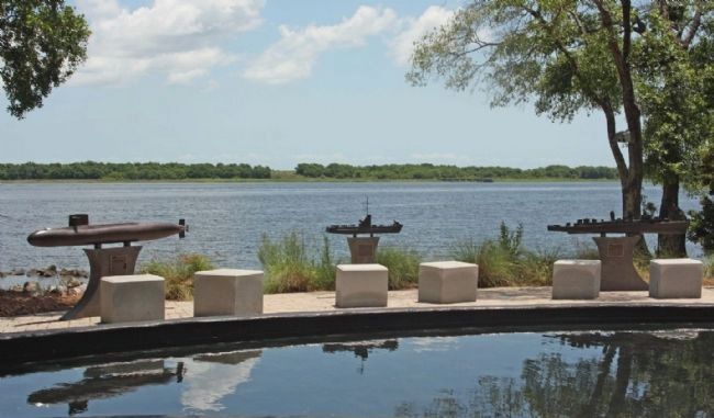 Greyhounds Of The Fleet Marker shares location with 41 For Freedom(L) and The Gator Navy (C) markers. Click for full size. Greyhounds Of The Fleet Marker shares location with 41 For Freedom(L) and The Gator Navy (C) markers image. Click for full size.