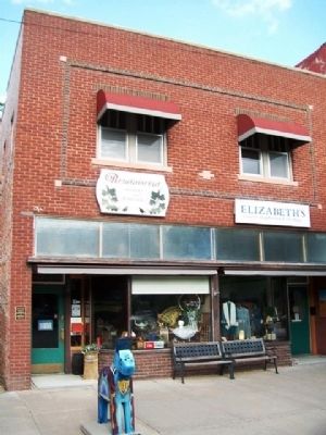 Hjerpe Grocery Building and Marker. Click for full size. Hjerpe Grocery Building and Marker image. Click for full size.