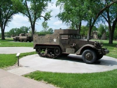 M3 Personnel Carrier Half-Track & Marker image. Click for full size.