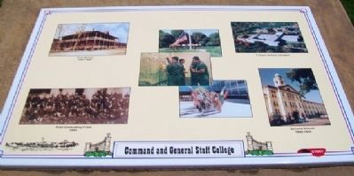U.S. Army Command and General Staff College Marker image. Click for full size.