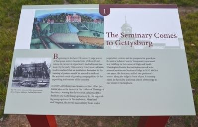 The Seminary Comes to Gettysburg image. Click for full size.