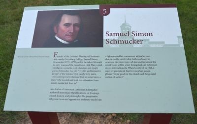 Samuel Simon Schmucker Marker. Click for full size. Samuel Simon Schmucker Marker image. Click for full size.
