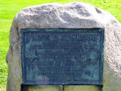 Frank D. Newberry Marker image. Click for full size.