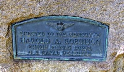 At Rear of Memorial Marker. Click for full size. At Rear of Memorial Marker image. Click for full size.