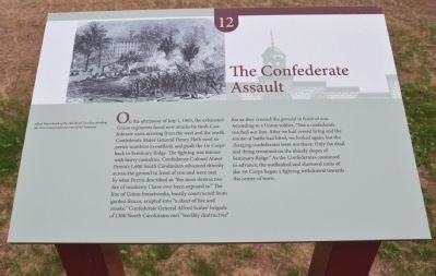 The Confederate Assault Marker. Click for full size. The Confederate Assault Marker image. Click for full size.