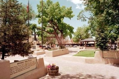 Historic Taos and Plaza. Click for full size. Historic Taos and Plaza image. Click for full size.
