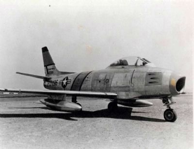 F-86 during the Korean War, as mentioned image. Click for full size.