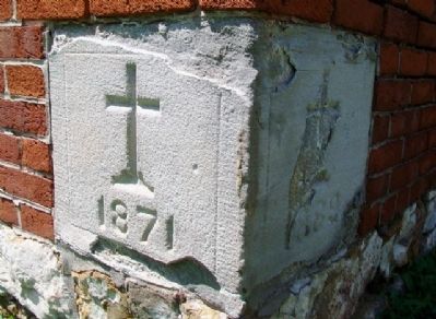 St. Ignatius Chapel Cornerstone image. Click for full size.