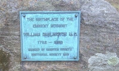 William Darlington Birthplace Marker image. Click for full size.