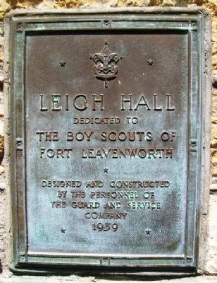Leigh Hall Marker image. Click for full size.