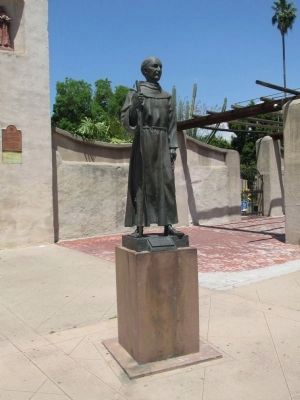 Fray Junipero Serra Statue. Click for full size. Fray Junipero Serra Statue image. Click for full size.