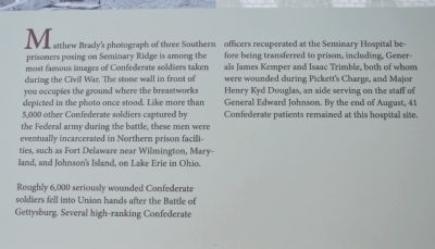Confederate Prisoners of War Marker. Click for full size. Confederate Prisoners of War Marker image. Click for full size.