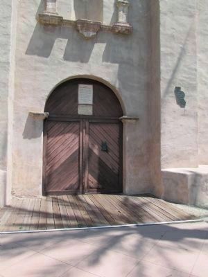 The El Camino Real Door and Markers image. Click for full size.