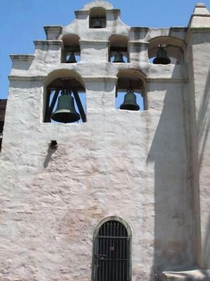 Mission Campanario and Mission Bells image. Click for full size.