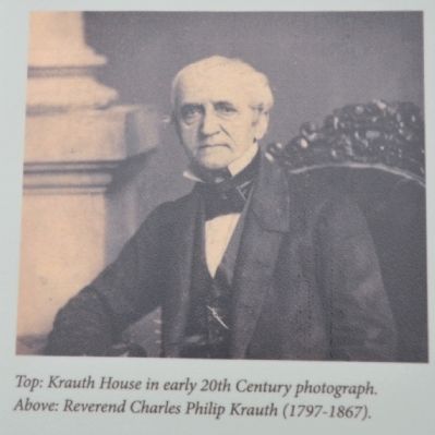 Reverend Charles Philip Krauth (1797-1867) image. Click for full size.