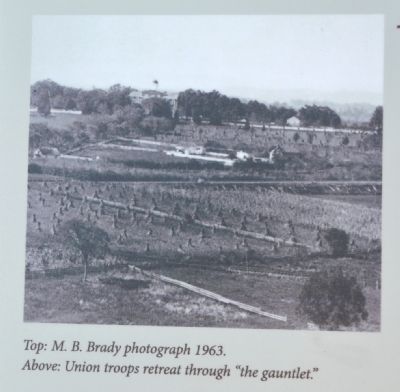 The Gauntlet of Union Retreat and Aftermath Marker. Click for full size. The Gauntlet of Union Retreat and Aftermath Marker image. Click for full size.
