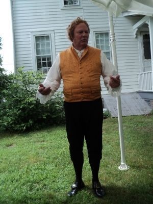 Alexander Hamilton Speaks at the Campfield House image. Click for full size.