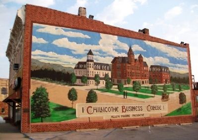 Chillicothe Business College Mural and Marker image. Click for full size.