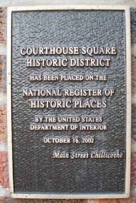 Chillicothe City Hall NRHP Marker image. Click for full size.