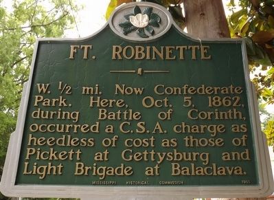 Ft. Robinette Marker. Click for full size. Ft. Robinette Marker image. Click for full size.