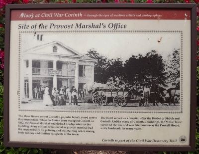 Site of the Provost Marshal's Office Marker. Click for full size. Site of the Provost Marshal's Office Marker image. Click for full size.