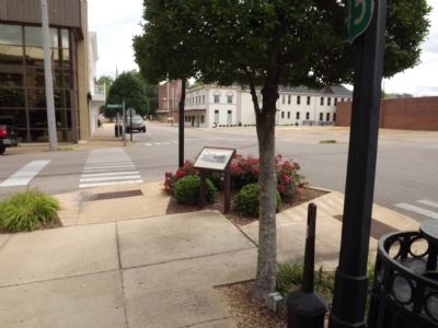 Site of the Provost Marshal's Office Marker. Click for full size. Site of the Provost Marshal's Office Marker image. Click for full size.