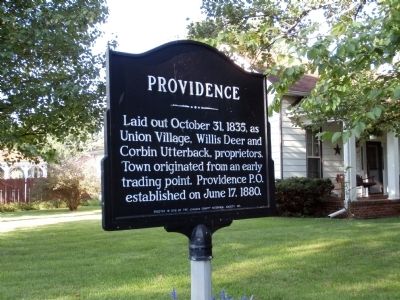 Providence Marker image. Click for full size.