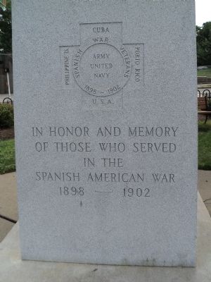 Morristown Spanish American War Memorial Marker image. Click for full size.