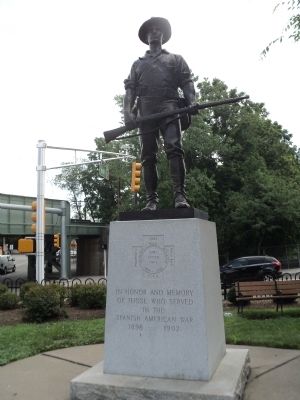 Morristown Spanish American War Memorial. Click for full size. Morristown Spanish American War Memorial image. Click for full size.