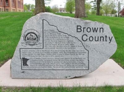 Brown County Marker. Click for full size. Brown County Marker image. Click for full size.