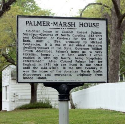 Palmer - Marsh House Marker image. Click for full size.