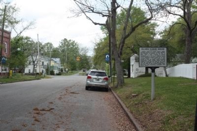 Palmer - Marsh House Marker along South Main Street, looking north image. Click for full size.