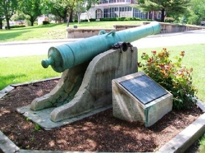 French Aid During American Revolution Marker and Cannon image. Click for full size.