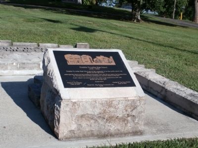 Full View - - Franklin Township High School Marker. Click for full size. Full View - - Franklin Township High School Marker image. Click for full size.