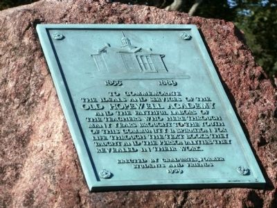 Old Hopewell Academy Marker. Click for full size. Old Hopewell Academy Marker image. Click for full size.