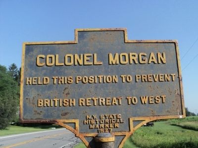 Colonel Morgan Marker image. Click for full size.