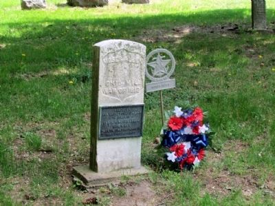 Headstone of Grave Site of Captain Moses Allen image. Click for full size.