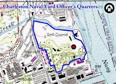 Charleston Naval Yard Officers' Quarters Historic District image. Click for full size.