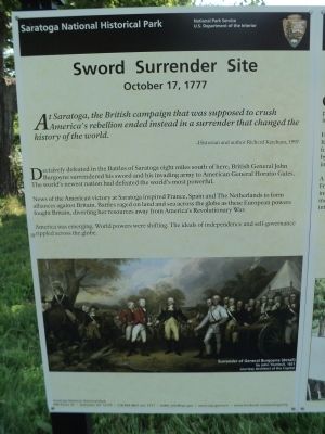 Sword Surrender Site Marker image. Click for full size.