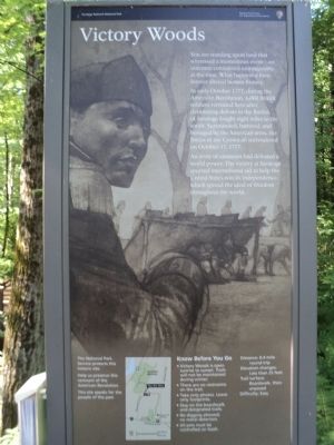 Victory Woods Marker. Click for full size. Victory Woods Marker image. Click for full size.