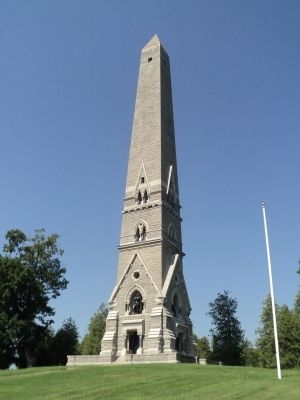 Saratoga Victory Monument image. Click for full size.