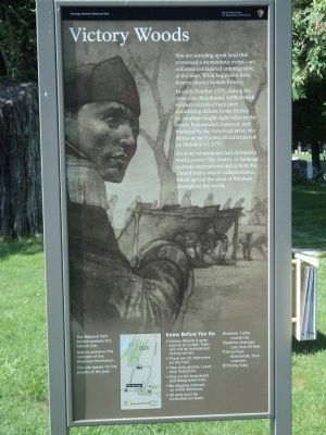 Victory Woods Marker. Click for full size. Victory Woods Marker image. Click for full size.