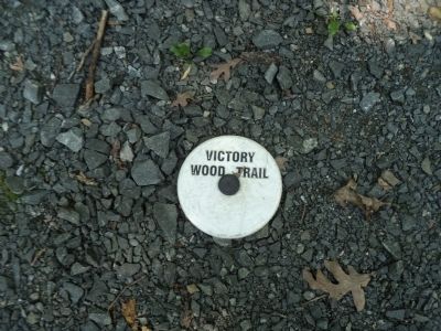 Victory Woods Trail Marker. Click for full size. Victory Woods Trail Marker image. Click for full size.