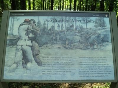 Two Brothers Meet Again Marker. Click for full size. Two Brothers Meet Again Marker image. Click for full size.