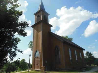 Bear Valley Cemetery and Brown Church. Click for full size. Bear Valley Cemetery and Brown Church image. Click for full size.