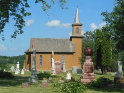 Bear Valley Cemetery and Brown Church. Click for full size. Bear Valley Cemetery and Brown Church image. Click for full size.