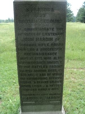 John Hardin Memorial Marker. Click for full size. John Hardin Memorial Marker image. Click for full size.